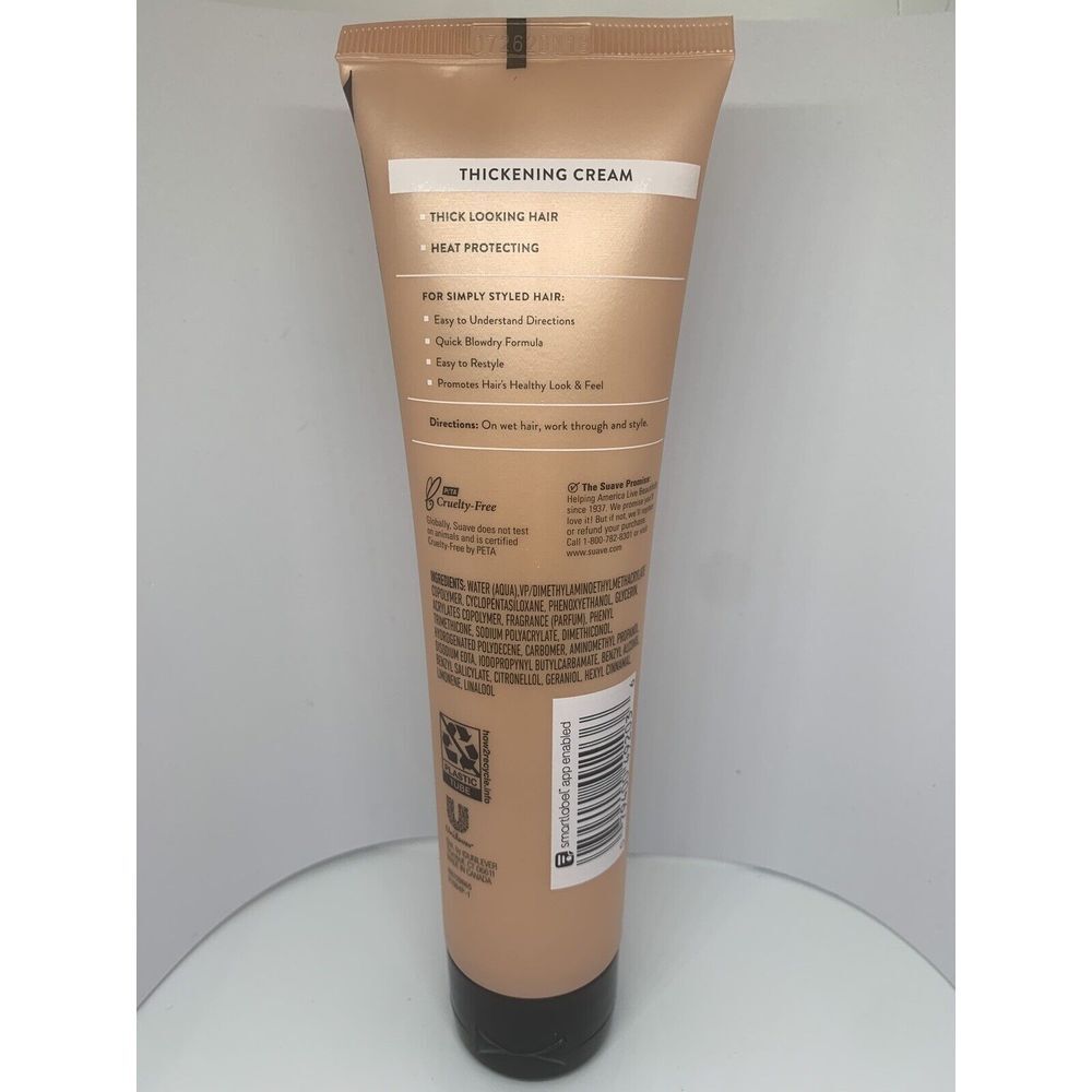 Suave Thick Look THICKENING CREAM For Simply Styled Hair Lightweight 5 oz - Picture 3 of 3